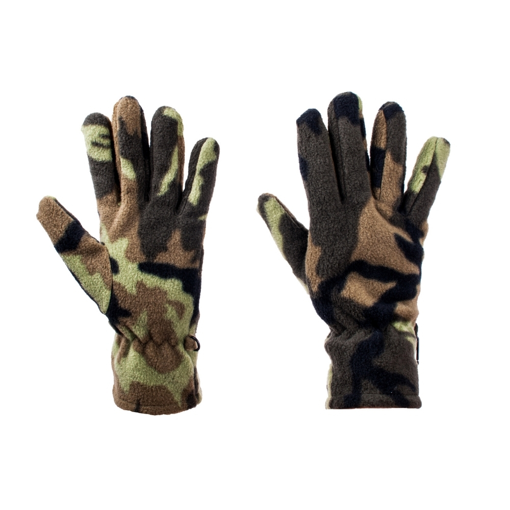 detail Petreq Winter Fleece Gloves in CZ95 camo - new