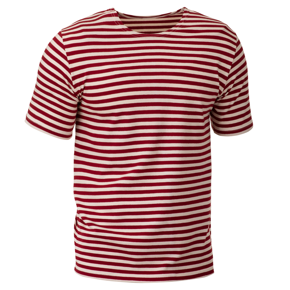 detail Original MARINE Striped T-Shirt Short Sleeve - Red