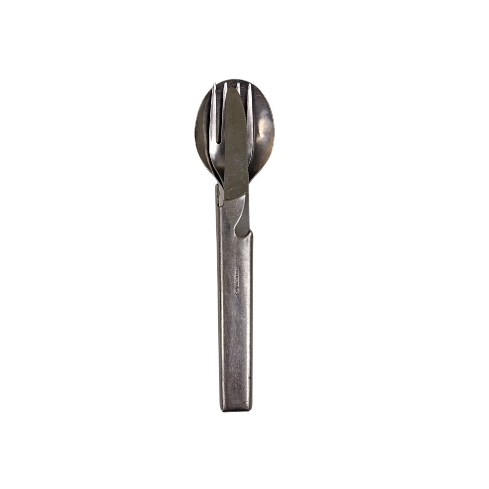 detail Bundeswehr Army Folding Cutlery - used