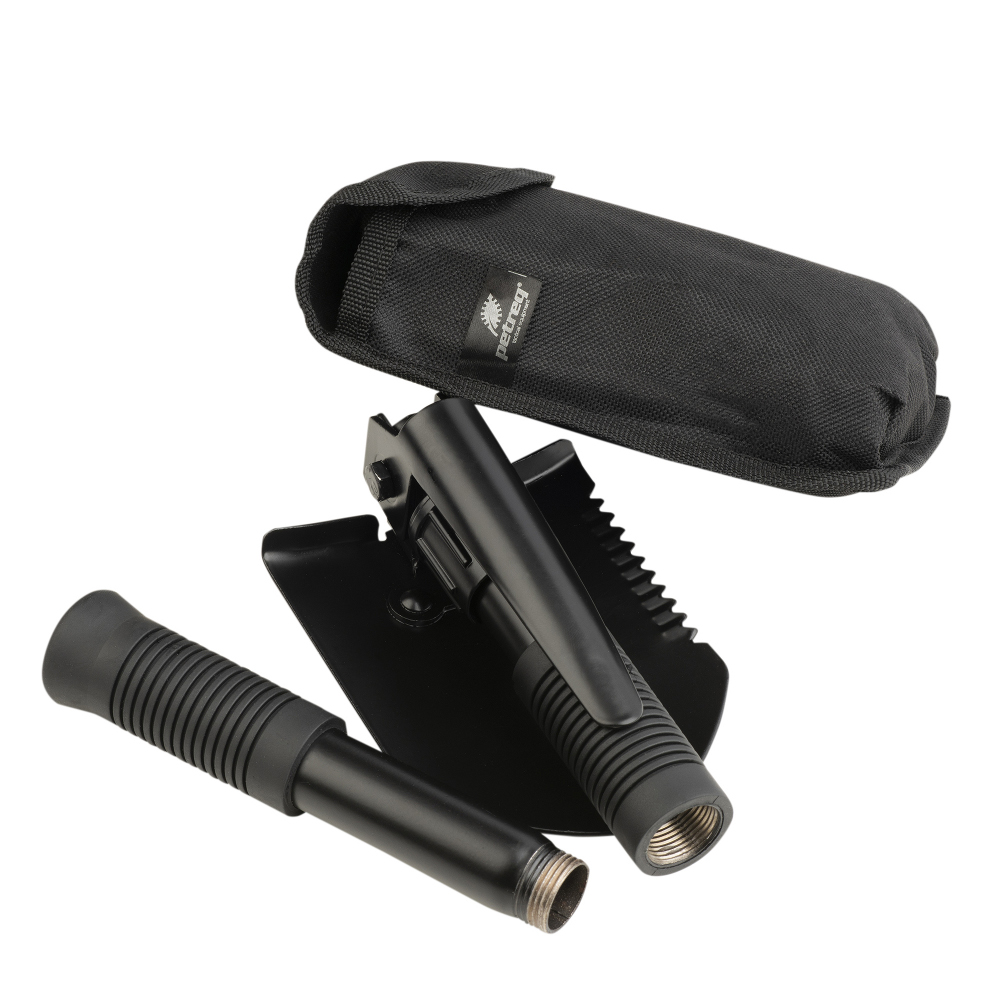 detail Folding Shovel Petreq Tactical Black - new