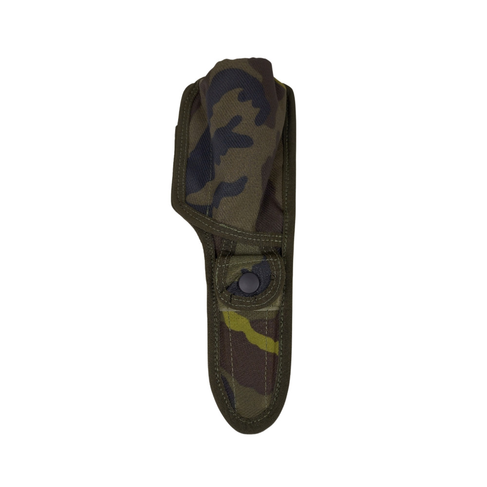 detail Czech Army Sheath for UTON knife with flip MNS 2000 - M95 camo - unused