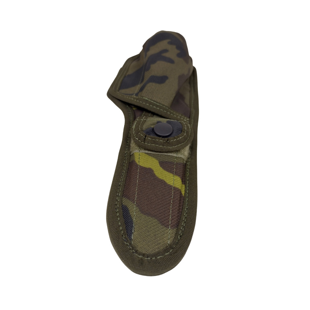 detail Czech Army Sheath for UTON knife with flip MNS 2000 - M95 camo - unused