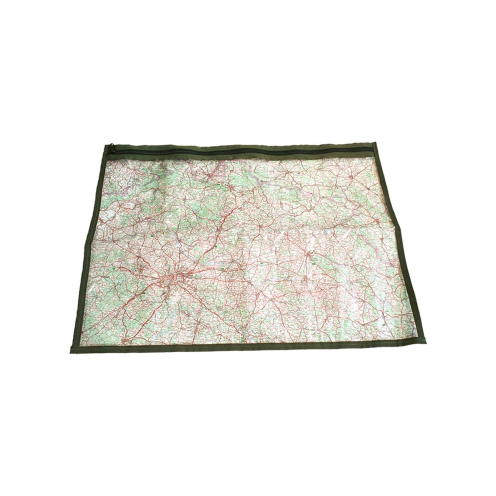 detail Czech Army Cover for Map - oliv - used