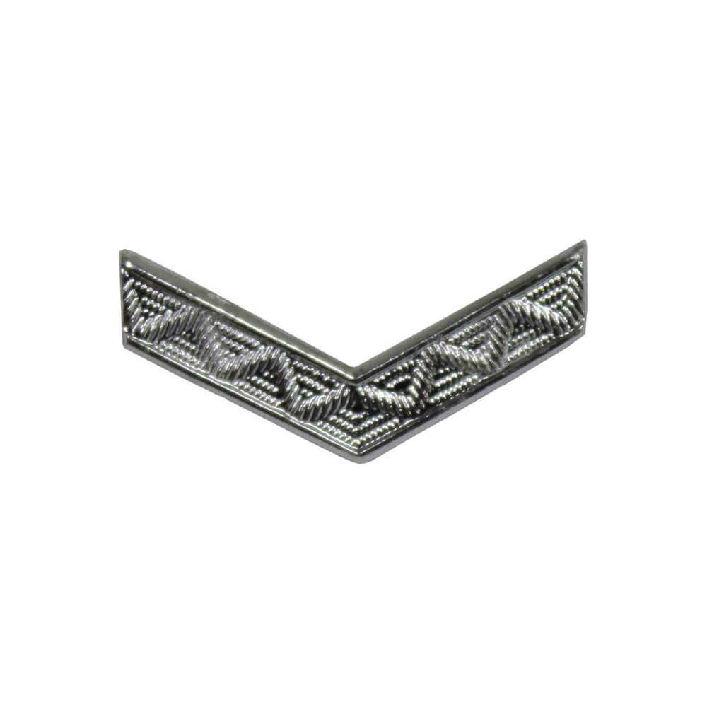 detail Czechoslovakian Army Badge Rail Small Grey 10pcs - unused