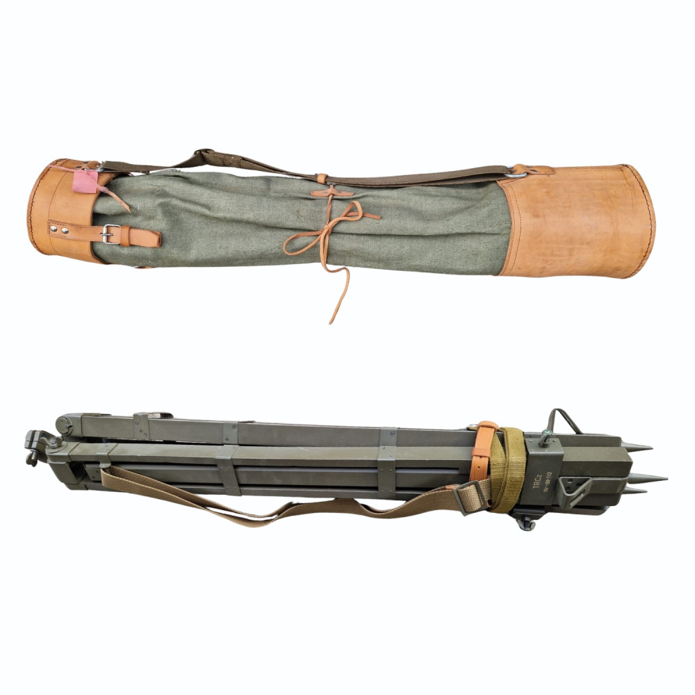detail Czechoslovakian Army Military Artillery Stereoscopic Trench Periscope AST-B vz. 53 (10×45) with Tripod - unused
