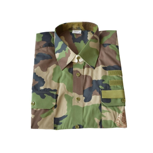 Slovakian Army Shirt with Short Sleeve - SK woodland - unused