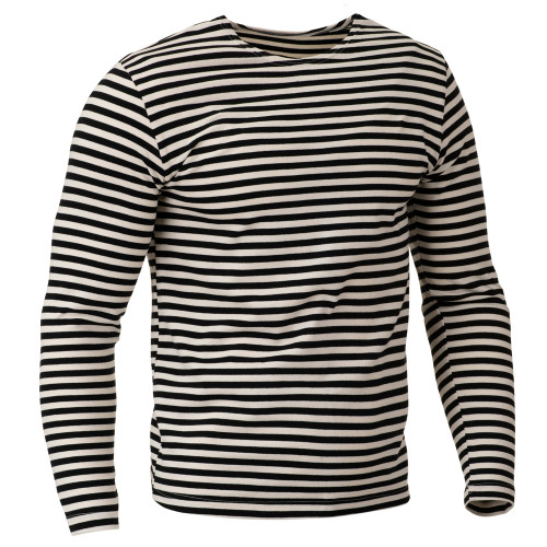 Original MARINE Striped T-Shirt Long Sleeve - Black - new
