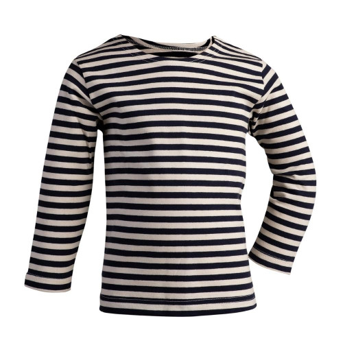 Original MARINE JUNIOR Striped T-Shirt Long Sleeve - Navy