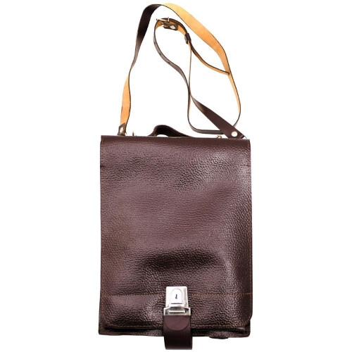 Czechoslovakia army leather bag 