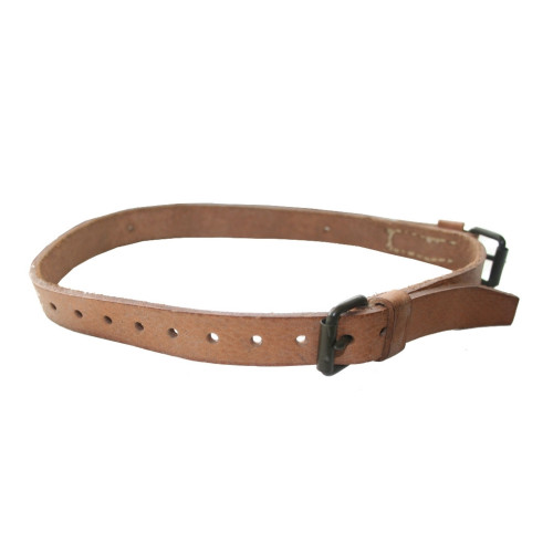 Leather strap Czech Army - two buckles - new