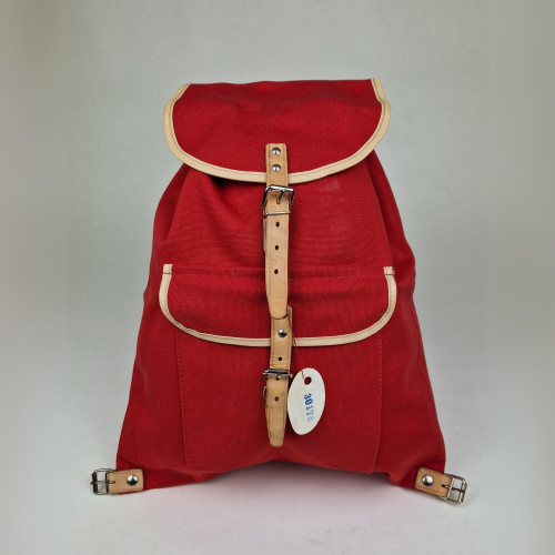 Czechoslovakian Tourist Backpack 1980 Retro - red - unused