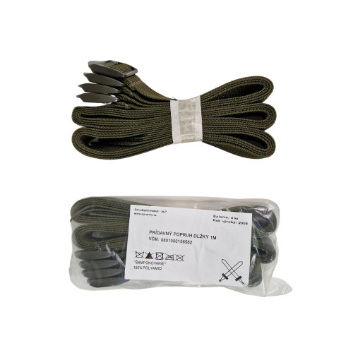 Compression strap ALP 1m - pack 4pcs - olive - unused