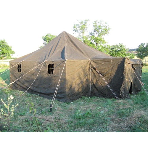 Bulgarian Army Big Canvas Tent 5x5 m - used, good condition