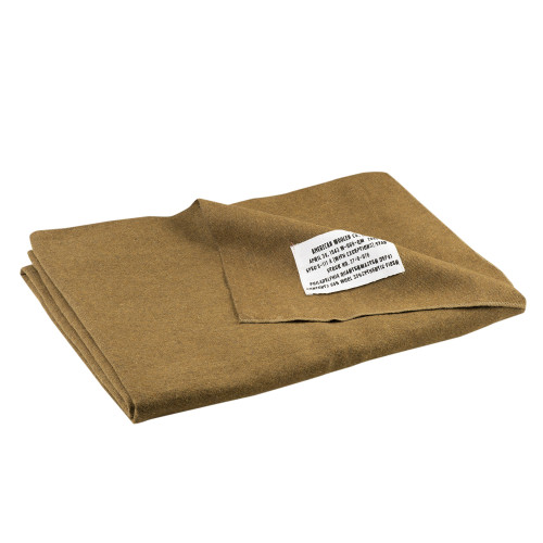 Blanket US REPRO 65% wool - brown - new