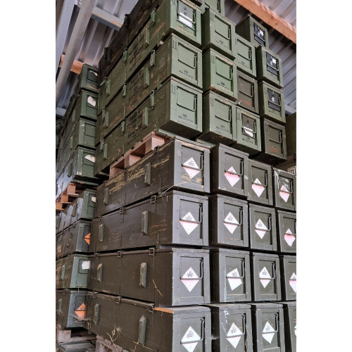 Ammunition wooden box type 1.1F long - used