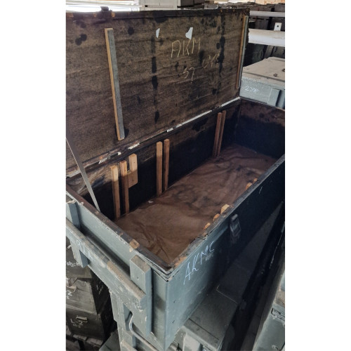 Wooden box type 128 Grey - used