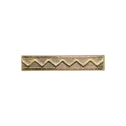 Czechoslovakian Army Badge Rail Large Gold 10pcs - unused