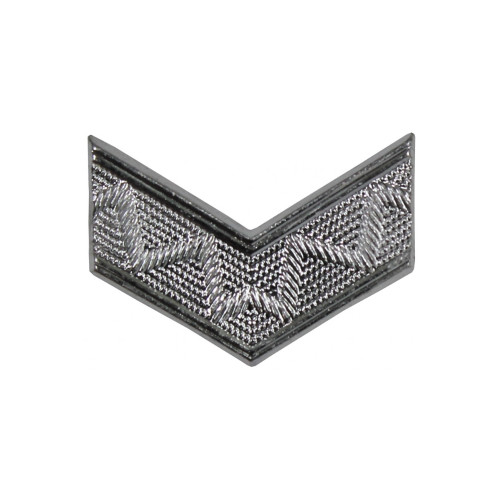 Czechoslovakian Army Badge Rail Large Grey 10pcs - unused
