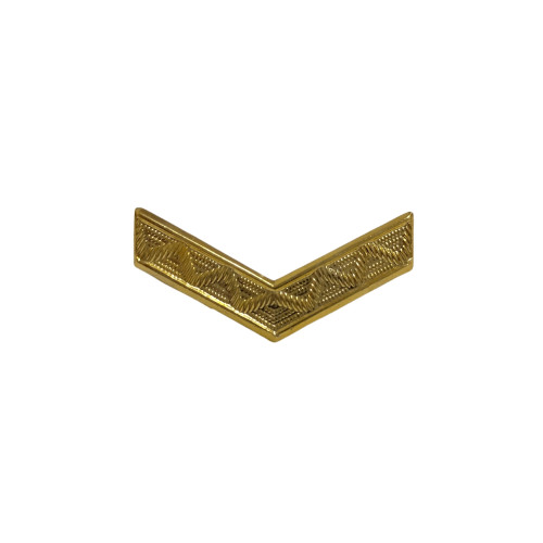 Czechoslovakian Army Badge Rail Small Gold - 10pcs - unused