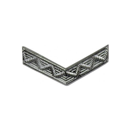 Czechoslovakian Army Badge Rail Small Grey 10pcs - unused