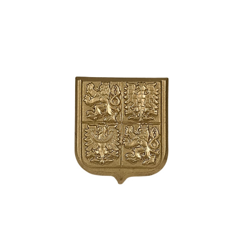 Czech Army Badge Gold  - unused