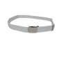 preview Trouser Belt IMP White with Silver Buckle - new