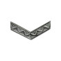preview Czechoslovakian Army Badge Rail Small Grey 10pcs - unused