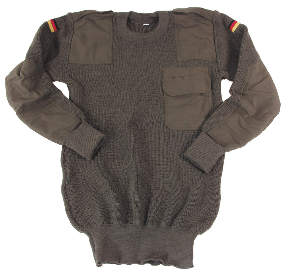detail Bundeswehr Army Wool Sweater